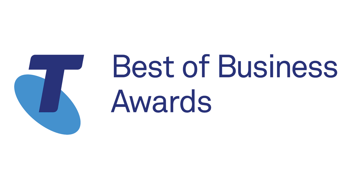 Telstra best of business awards logo