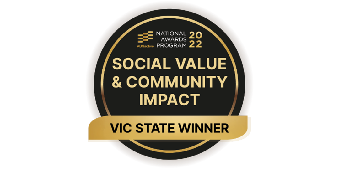 Logo Aus active awards state winner 2022